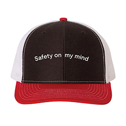 Richardson Snapback Trucker Cap-Saftey On My Mind