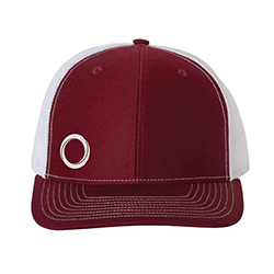 Richardson Snapback Trucker Cap-Red/White