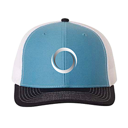 Richardson Snapback Trucker Cap-Blue/White/Navy