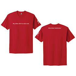 Safety.Science.Transformation Tee - Red